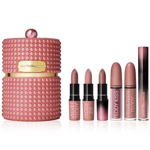 MAC Velvet Teddy Party Crew 6-piece Lipstick Set